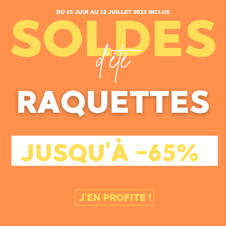 Soldes raquettes tennis